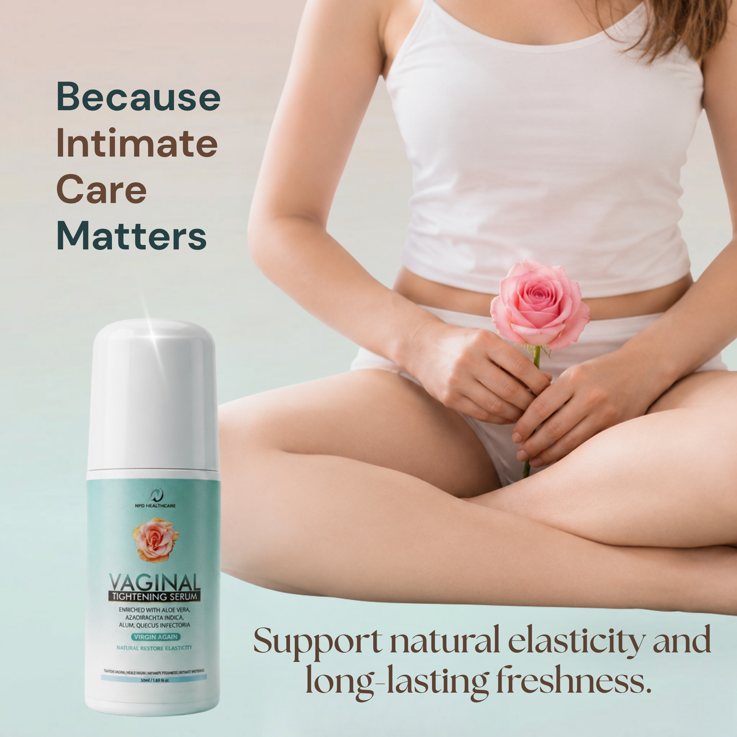 Vaginal Tightening Serum for Women | Majufal & Neem Extracts | Feminine Hygiene & Skin Firmness Care