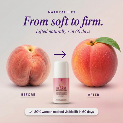 Saundaryam Ayurvedic Breast Massage Serum | Supports Skin Elasticity & Firmness | Ashwagandha, Shatavari & Utangan Enriched